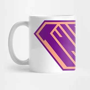 Thicc SuperEmpowered (Purple & Peach) Mug